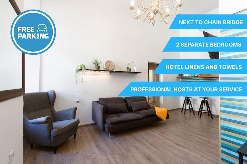 Free Parking Chain Bridge 4ppl, 2bdrm, Wifi, Smart Tv, Ac Apartment *